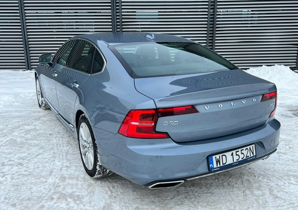 Volvo S90 cena 118850 przebieg: 139751, rok produkcji 2019 z Prusice małe 92